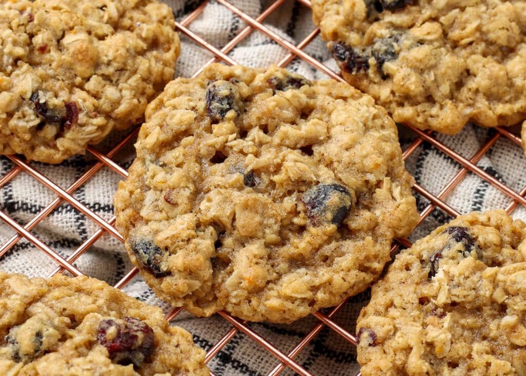 Cranberry Orange Oatmeal Cookies