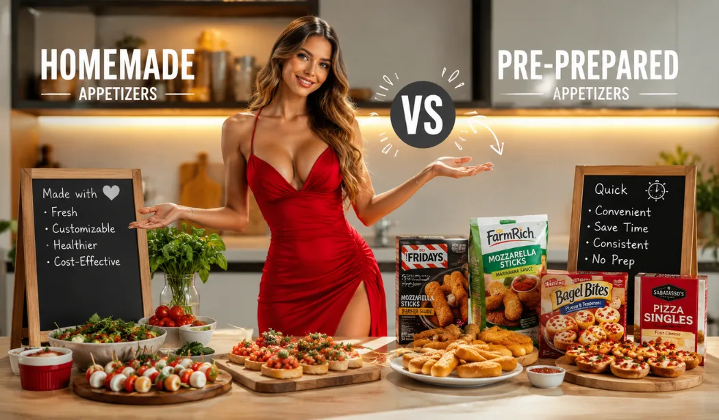Homemade vs. Pre-Prepared Appetizers Homemade vs. Pre-Prepared Appetizers